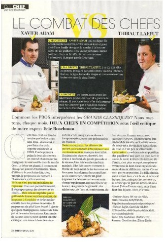 COMBAT DES CHEFS MAGASINE GAËL 2010 COMBAT DES CHEFS MAGASINE GAËL 2010