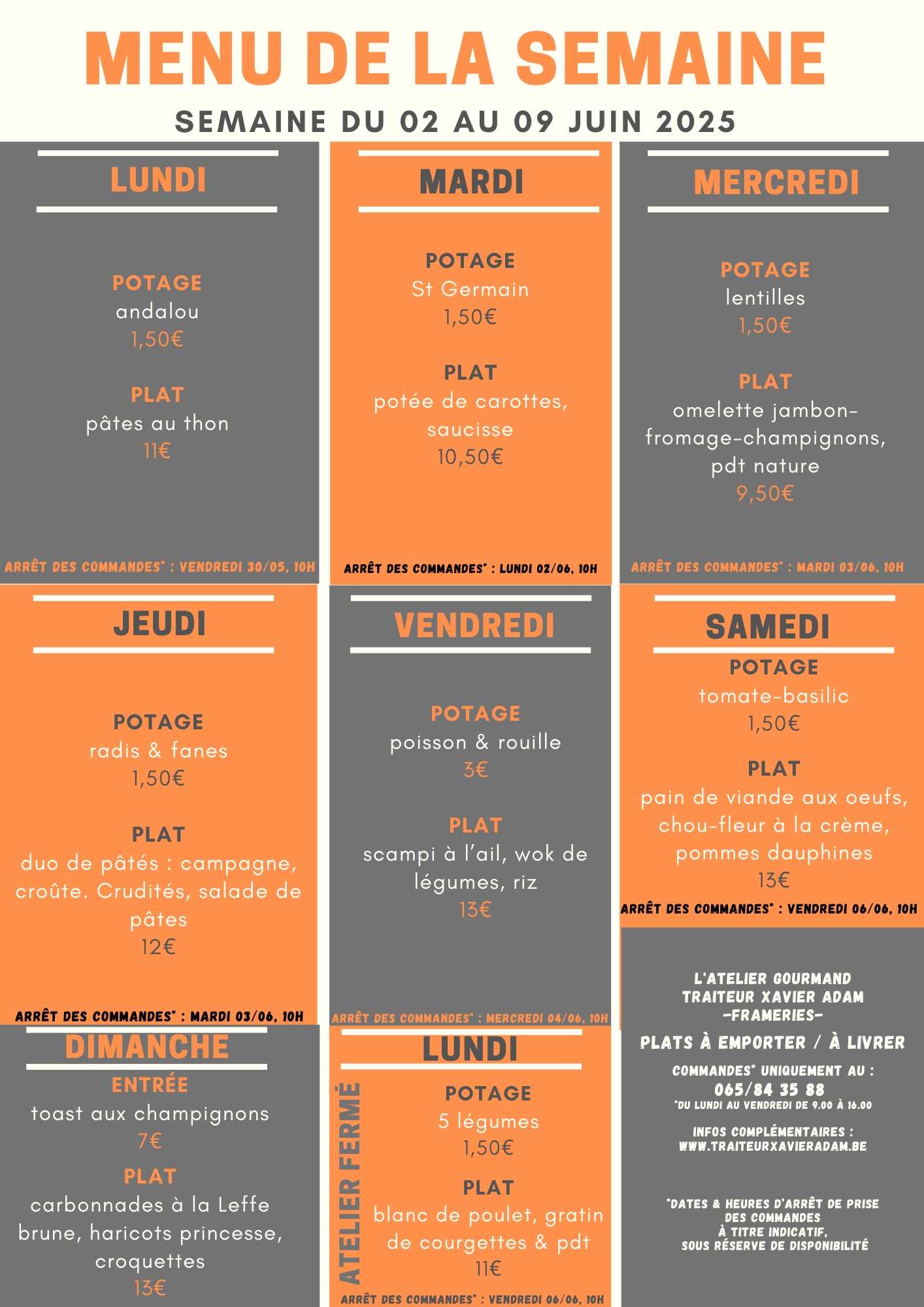 .Repas à domicile